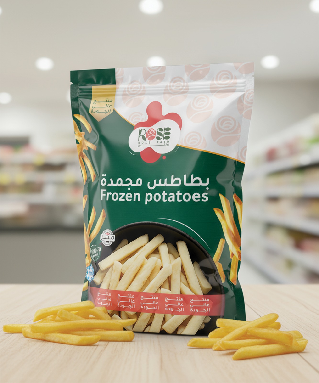 Woman in a vibrant red dress